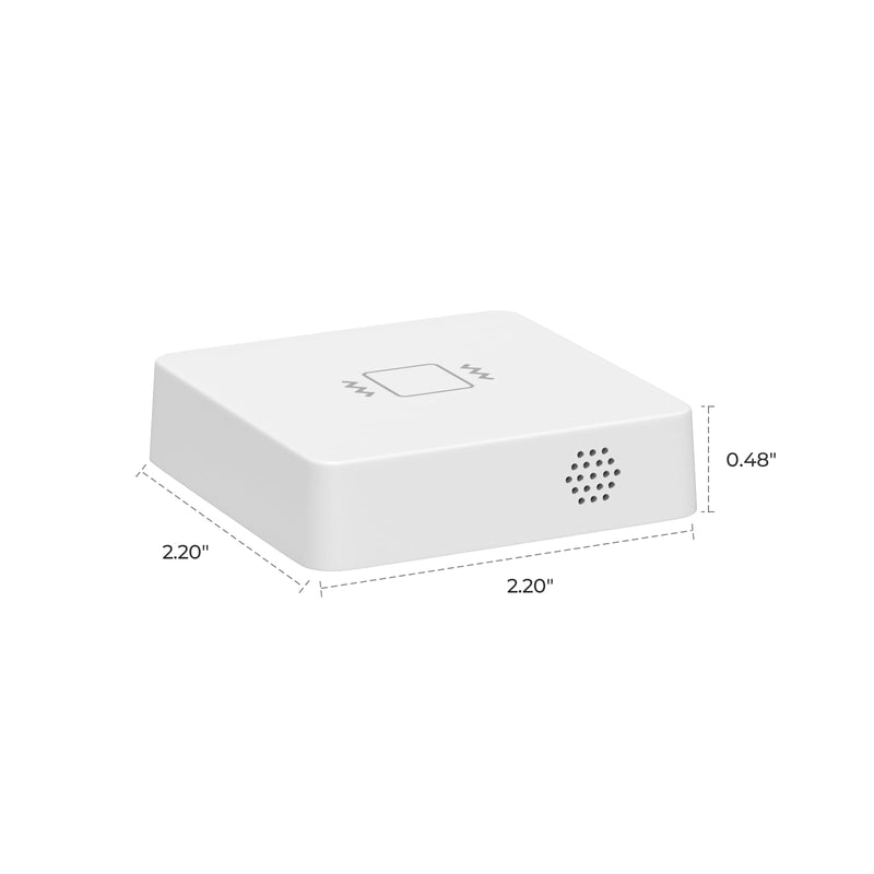 THIRDREALITY Smart Vibration Sensor with 110dB Alarm,Zigbee Hub Required,Adjustable Sensitivity, Work with SmartThings, Home Assistant via ZHA/Z2M and Echo Devices with Built-in Zigbee hub 1