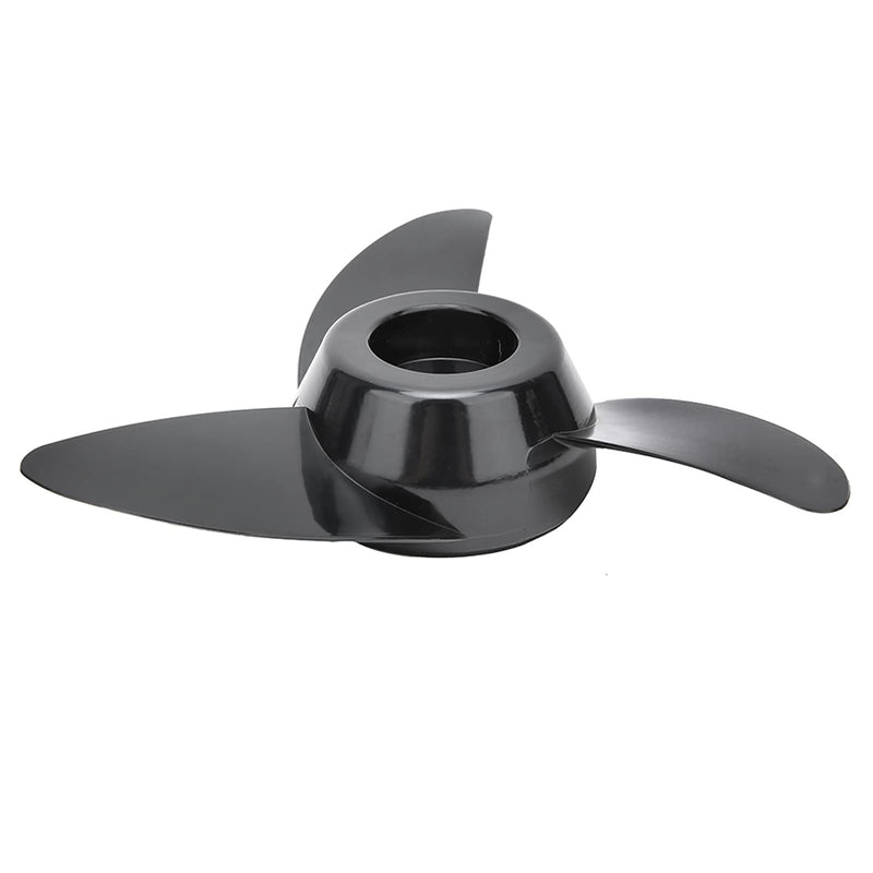 Fydun 12V24V Thicken Plastic, Thruster Fitting Outboard Motor Trolling Motor Propeller Electric 3 Propeller Accessory