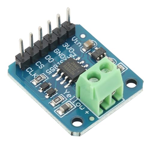 Garosa K Type Thermocouple Module, Digital SPI Temperature Sensor with 14 Bit Resolution 3 to 5V DC Input 200℃ to 1350℃ Range for MKS SBASE Plastic 20.3mm 5PCS