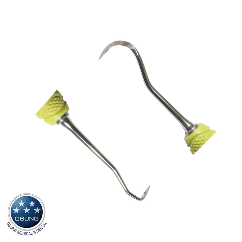 Osung Dental, Dental Sickle Scaler, Dental Scaler, Universal with Plastic Handle [U15-33]
