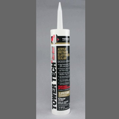 | Tower Tech 2 - Acrylic Urethane Elastomeric Sealant - 10.1 fl oz - Clear