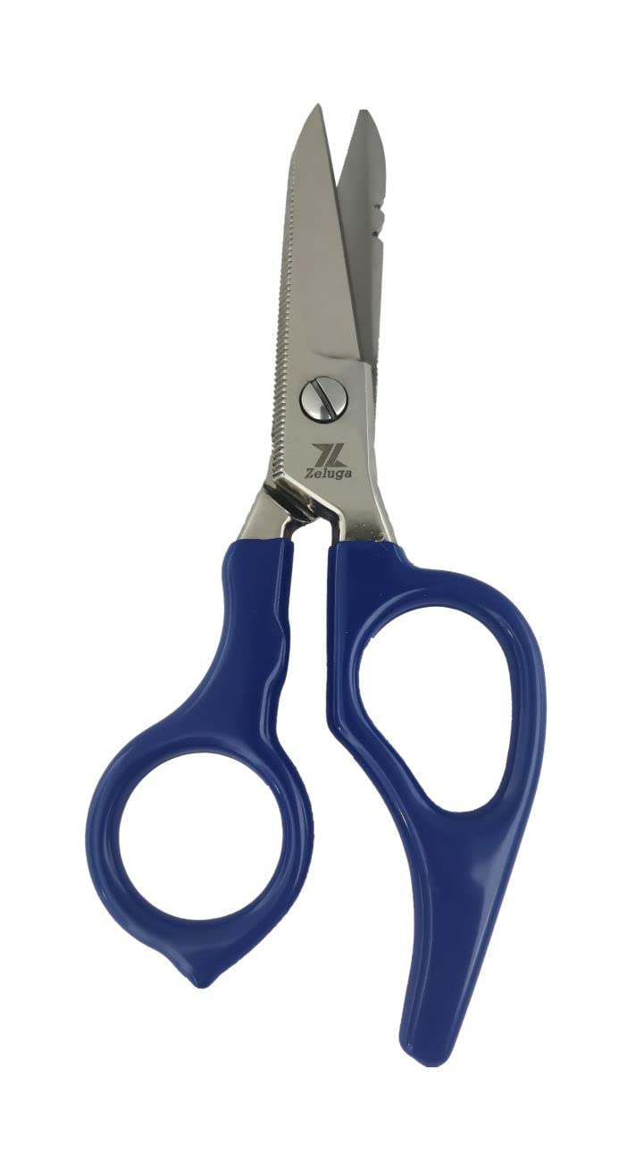 12-229 5in. Heavy Duty Stainless Steel Electrician's Scissor with Ergonomic Handle Classic with Ergonomic Handle