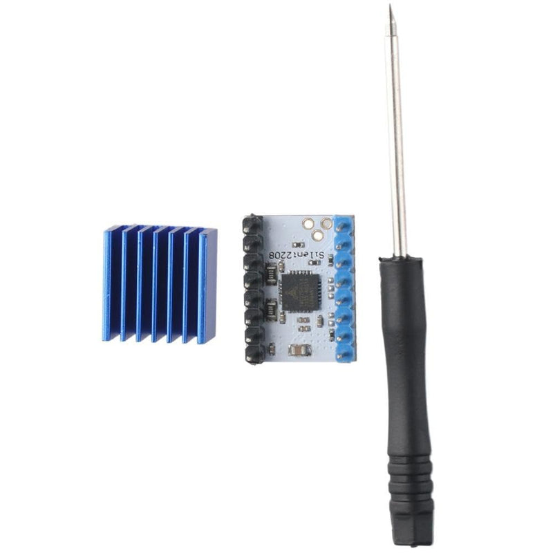 2PCS TMC2208 V1.2 Stepper Motor Driver with Heat Sink Ultra-Quiet Screwdriver for Reprap MKS Prusa i3 Ender-3 Pro