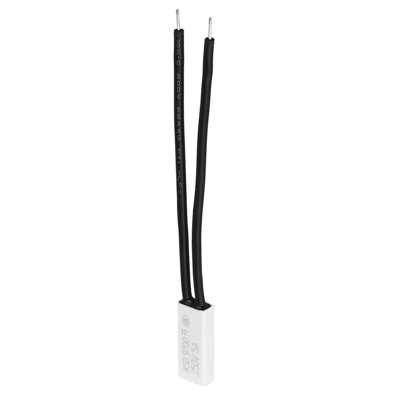 10pcs NO Temperature Control Switch, KSD9700 Normally Open Thermal Protector 250V 5ATemperature Controller 40-100℃(50℃)