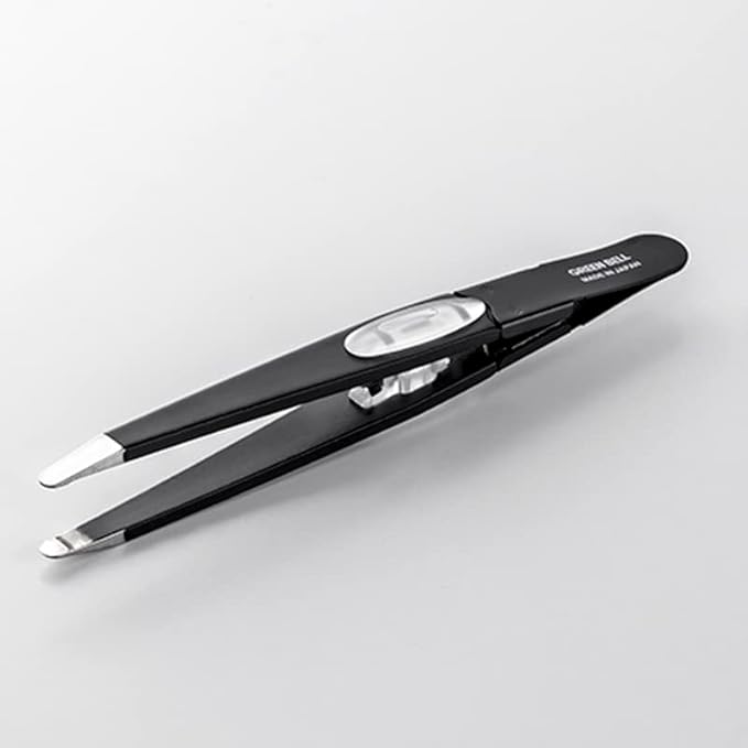 Green Bell Amazing Tweezers That Will Not Slip Out With Round Ends, Black - NewNest Australia