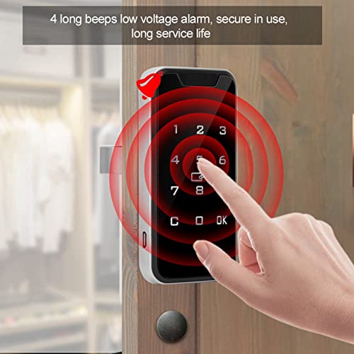 Electronic Cabinet Lock Kit Digital Touch Keypad Lock Code,Fingerprint Door Lock, RFID Password Electronic Door Lock Digital Keypad Code Security Lock Keyless Entry Door Lock Electronic Keypad Lock