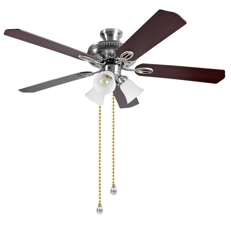 Luo Qiufa Ceiling Fan Pull Chain, 12 Inches Handle Ceramic Zipper Extension Chandelier Ceiling Fan Zipper 2pcs