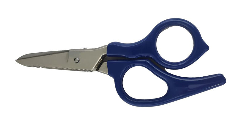 12-229 5in. Heavy Duty Stainless Steel Electrician's Scissor with Ergonomic Handle Classic with Ergonomic Handle