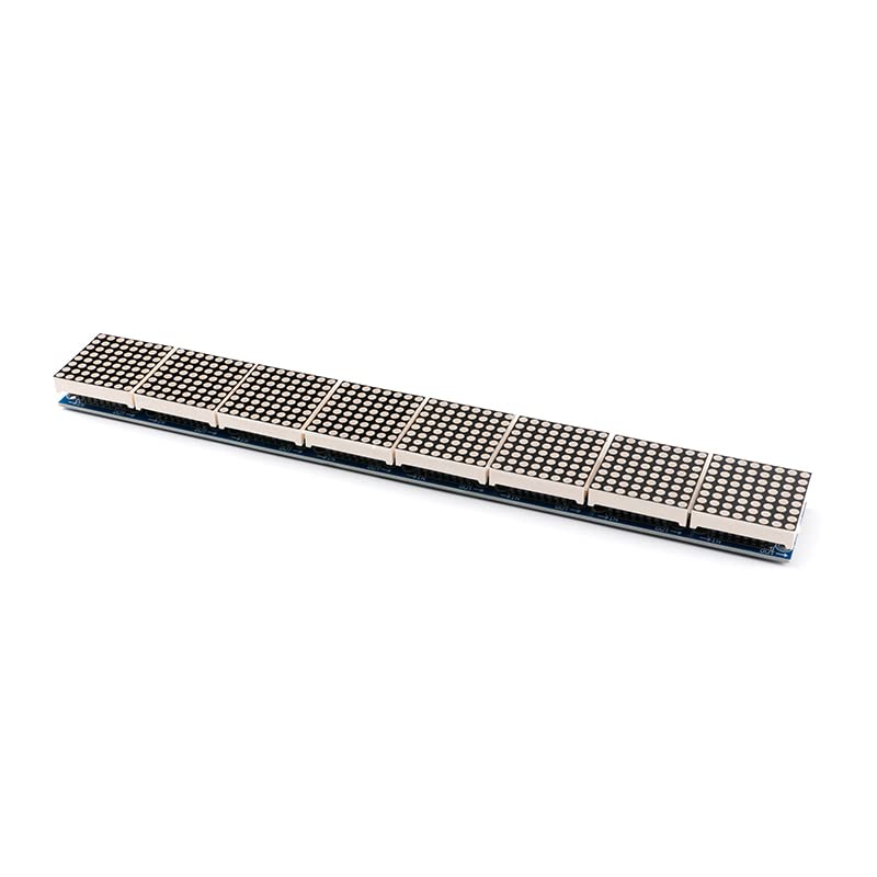 MAX7219 Dot Matrix Module 8 Dot Matrix Electronic Display Module 8 in 1 Display Module SCM Control Drive LED Module for Arduino Microcontroller 8*1