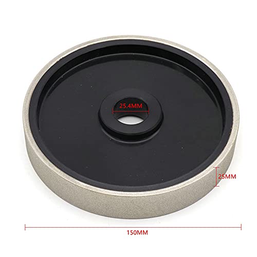 6 Inch Diamond Grinding Disc Grinding Wheels for Sharpening Metal Stone Grinding and Processing (60 Grit) 60 Grit