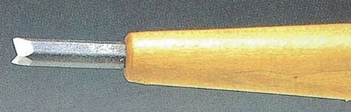 Mikisho Power Grip Chisel Triangular 0.06 inch (1.5 mm)
