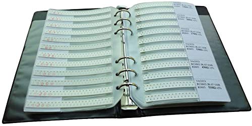 0402 0.5pF-2.2uF 82 Values(50pcs/Value) 4100pcs Capacitor Kit All Series SMD Combo Sample Book Kit SMT Pack Box Book 0402 (0.5pF-2.2uF) Capacitors