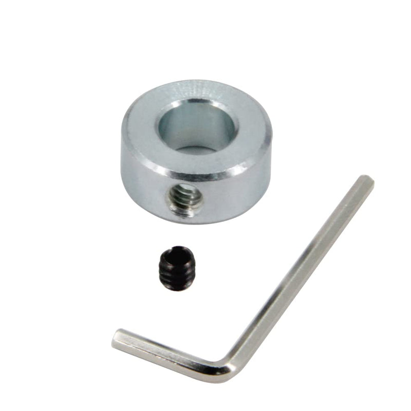 8pcs 1/2" Bore Shaft Collar Lock Collar Zinc Plated Solid Steel with Set Screw 1/2"