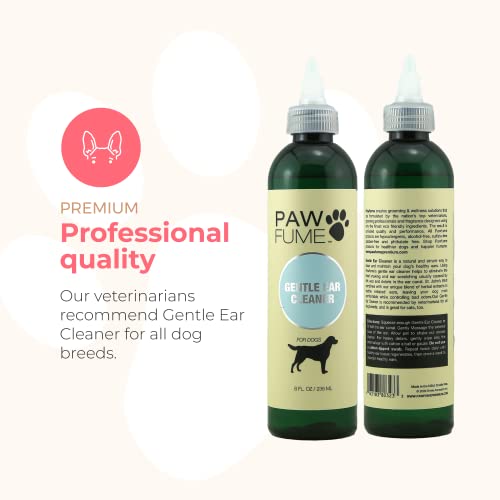 Paw Fume Gentle Ear Cleaner for Dogs + Stain & Odor Eliminator (Pack of 2)