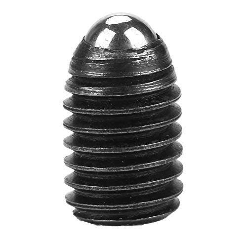 10pcs M8 Carbon Steel Ball Screws, Spring Plunger Set, Hexagonal Socket Ball Plunger M8 * 12 (M812) Screws Fastening Parts Screw Multiple Spring Balls Plunger Flanged Ball Spring ball nut screw （M812）