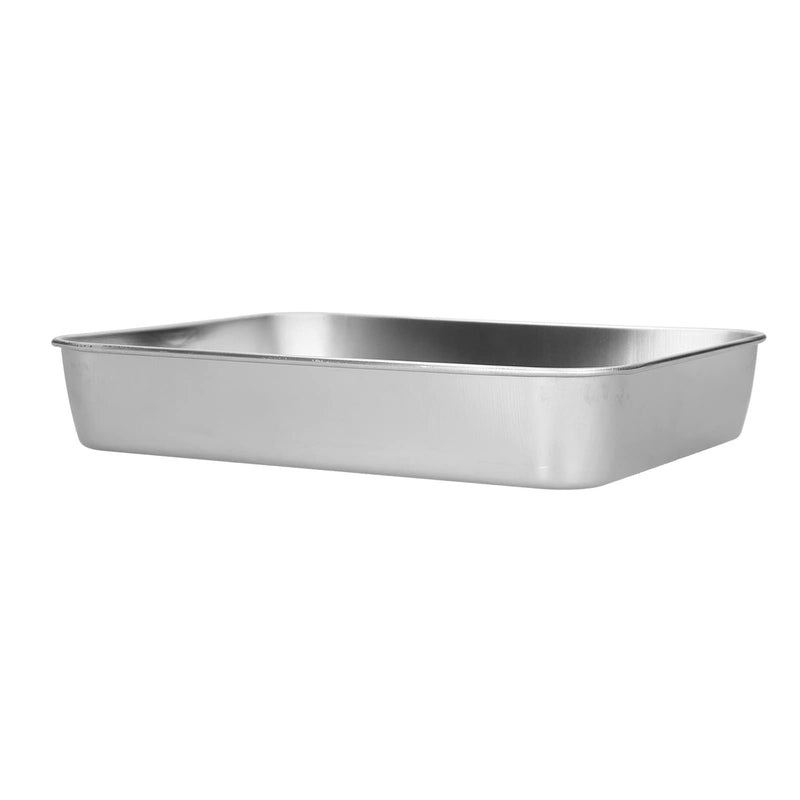 Roasting Pan, Rectangular Baking Pan and Rack Stainless Steel Easy for Cooking Baking(23.5 * 17.5 * 5CM) 23.5*17.5*5CM