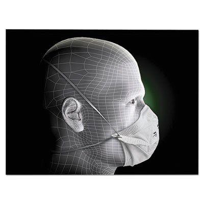 3M VFlex 9105 N95 Particulate Respirator 1 Count (Pack of 50) White
