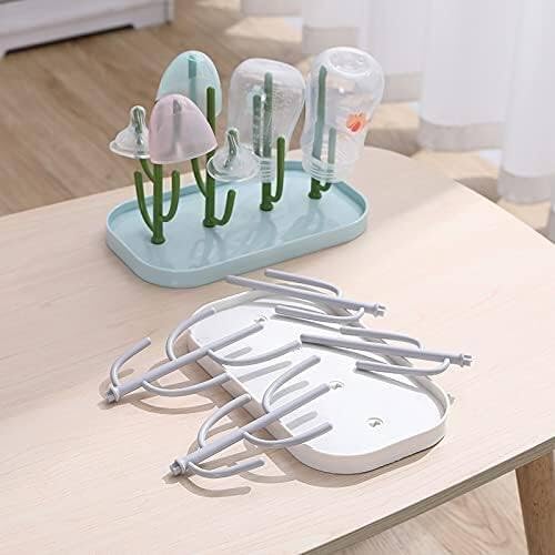 Bottle Drying Rack Baby Bottle Stand Strainer Drying Cleaning Equipment Removable Detergent Easy to Carry Clean Baby Supplies 14.5 x 19 x 25.5 Cm (Beige) Practical and Professional - NewNest Australia