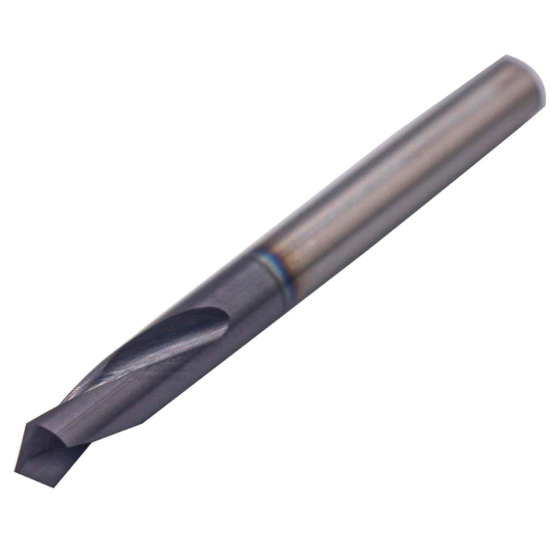 5Pcs 3/16" 2 Flute 90 Degree Solid Carbide Spot Drill - AlTiN Coated | Spotting Drill, 3/16" Shank Diameter, 3/4" Flute Length, 2" Overall Length 3/16 in 5