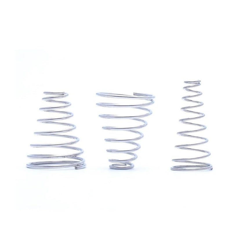 20pcs 304 Stainless Steel Taper Spring, Conical Cone Compression Spring, Tower Pressure Spring Wire Dia 0.3-0.8mm Height5~30mm ( Size : 0.7x6.5-14x15mm )