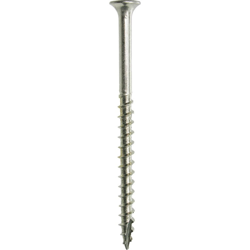 Grip-Rite PrimeGuard Max Deck Screws for Outdoor Projects - Bugle Head - Coarse Thread Wood Screws - T25 Star Drive - 316 Stainless Steel - #10 x 3-5 Lb Box - MAXS310DS3165 #10 x 3" 1lb Box