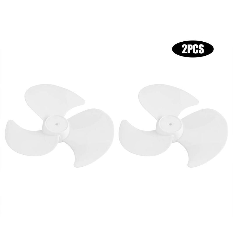 2Pcs Plastic Fan Blades, Replacement Electric Fan Leaves 3 Leaves Standing Fan Leave Accessories Fan Blades for Household Standing Pedestal Fan