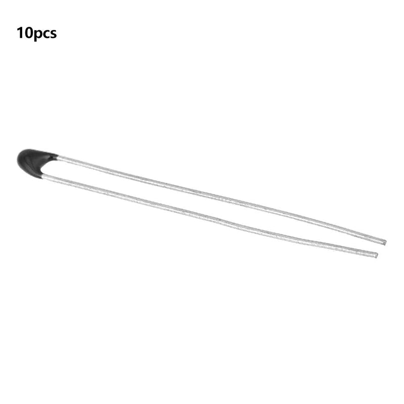 10Pcs MF52 NTC Thermistor, 5K-B3950-L30 Negative Temperature Coefficient Thermistors Resistor Black Head Temperature Sensors