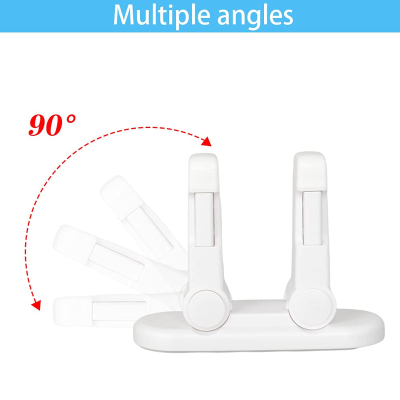 Improved Childproof Door Lever Lock（2 Pack）Prevents Toddlers from Opening Doors. Durable ABS with Adhesive Backing. Simple Install, No Tools Needed 2