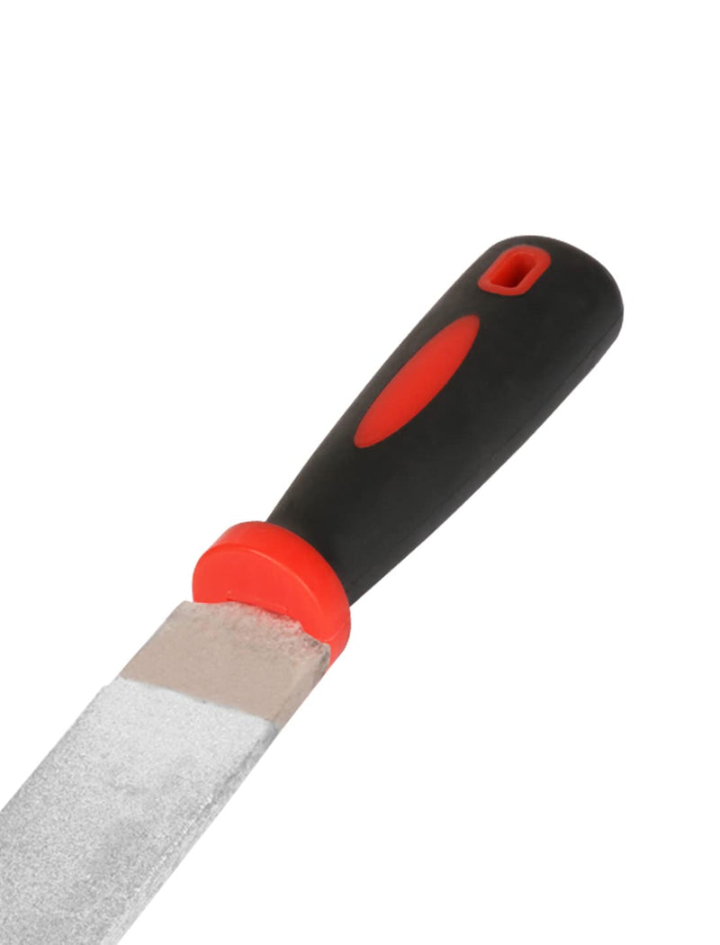 YKLP 8inch Diamond Coated Flat File Plastic Handle Hand Tools for Grinding on Glass, Stone, Marble, Rock, Bone 120 Grit2