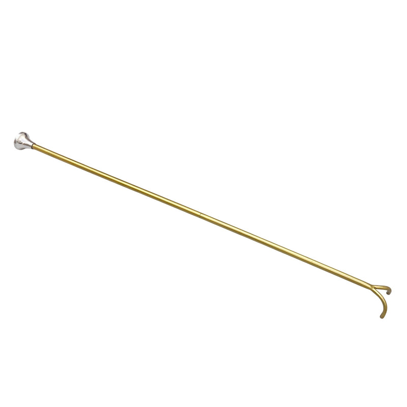 Antique Gold Blow Poke Fireplace Tool 32 Inch, Fire Blowing Stick Split Type Compact Fire Starter, Handmade Fire Blow Stick, Fire Poker Blower Stick, Fire Blower, Stoke Your Fire Easily in Fireplace