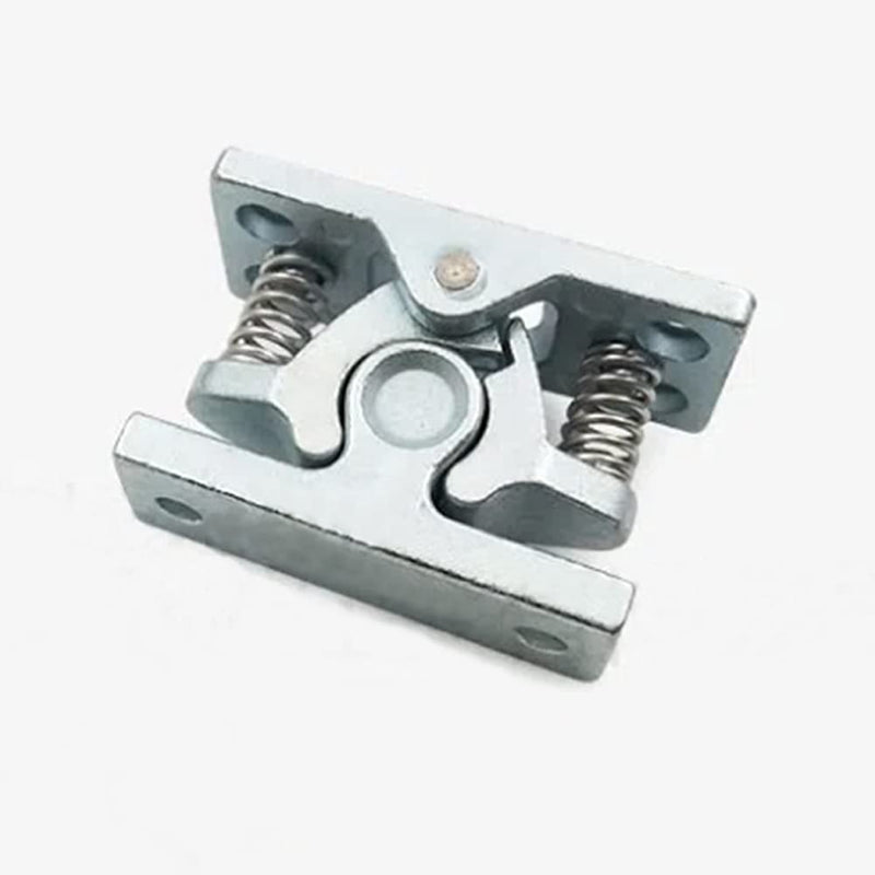Spring Loaded Door Easy Lock Stop Catch Release Clamp Double Roller Catch, 1Pcs glrovazas Silver Zinc Alloy Double Roller Buckle, with Screws (mp-3) mp-3