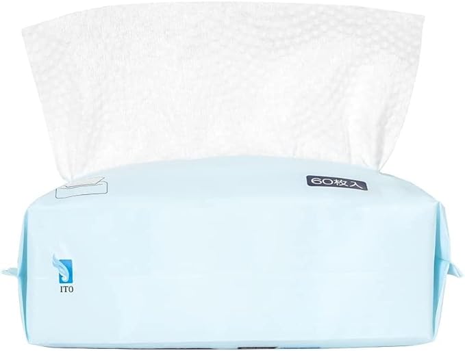 ITO Facial Towel, Facial Towel, Cleansing Towel, Cotton Towel, For Rough Skin, Sensitive Skin, Face Wiping Sheet, Face Towel, Travel, Cleansing, Makeup, Makeup Remover, Aytio, For Both Wet and Dry - NewNest Australia