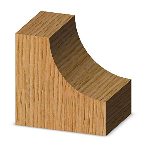 Whiteside Router Bits 1806 Cove Bit with 5/8-Inch Radius, 1-3/4-Inch Large Diameter and 3/4-Inch Cutting Length