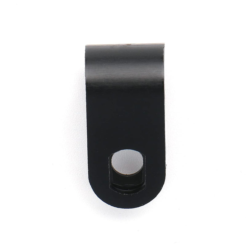 Baomain R-Type Cable Clamp 3/8 Inch UC-2 Black Pack of 100