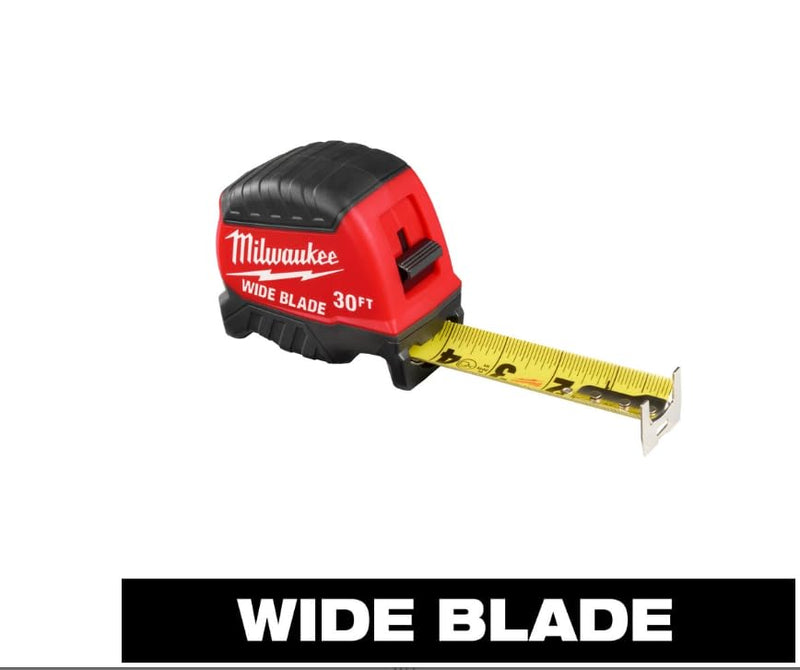 Milwaukee Electric - 30FT Wide Blade Tape Measure