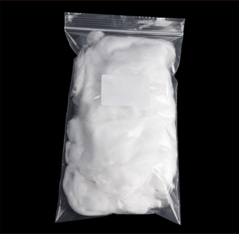 Glass Wool, 10/50/100 Grams, Glass Fiber Cotton Filter for Lab Petroleum Compounds (10g/Bag)