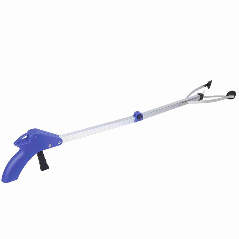 Garbage Picker Litter Picker Trash Grabber for Garden Leaves Waste Pick Up Tool(Blue Handle)