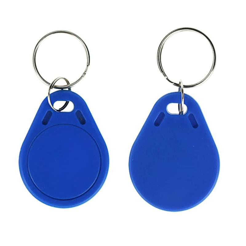 JASAG 100pcs Rewritable UID Smart Keys, Mi-Fare 1K S50 RFID Cards Token NFC Tag Copy Fobs, 13.56MHz ABS Access Control Writable Card, Comply ISO 14443A, Block 0 Sector