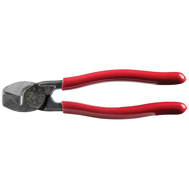 Klein Tools 63215 Cable Cutter, Made in USA, High-Leverage 6.5-Inch Compact, Forged From US Made Steel, Ideal for Cutting Aluminum and Copper Cable Compact Cutter