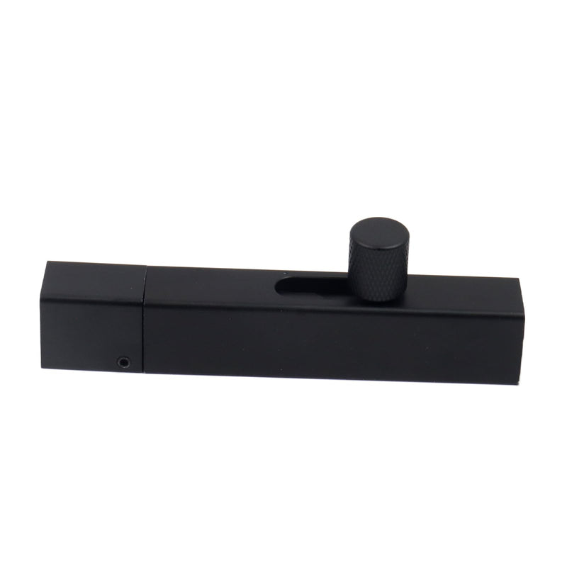 2Pcs Security Door Bolt Latch 3.54inch/90mm Black Door Safety Locks from Inside Bathroom Stall Lock Slide Locks for Inside Door (Pack of 2) 3.54 Inch (Pack of 2)
