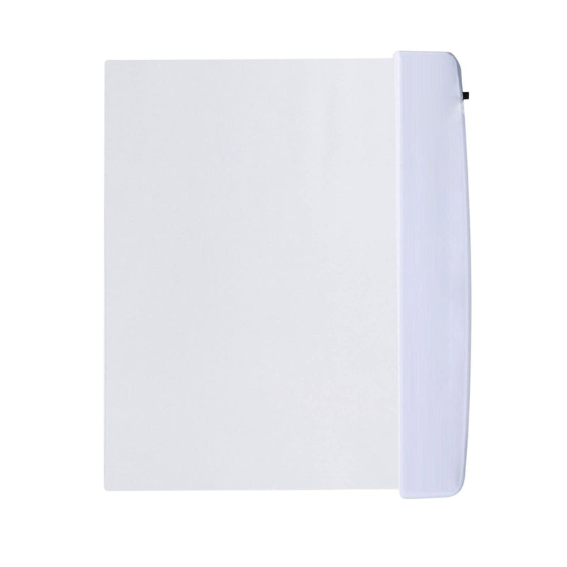 Juesi Flat Book Light for Reading in Bed at Night Clear LED Book Full Page Light Illuminator Panel Plate Lamp Board Wireless (White)