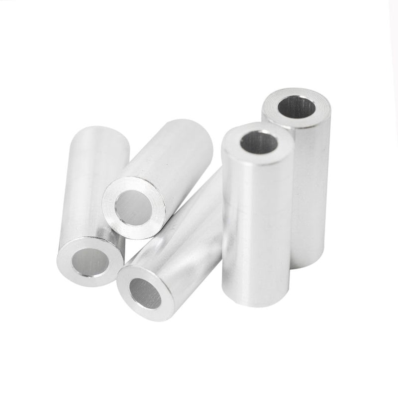Aluminum Spacer 3/4" OD x 3/8" ID x Choose Your Length, Round Spacer Unthreaded Standoff Bushing Plain Finish, Fits Screws Bolts 3/8" or M10 by Metal Spacers Online (2" Length, 2 Pack) 2" Length
