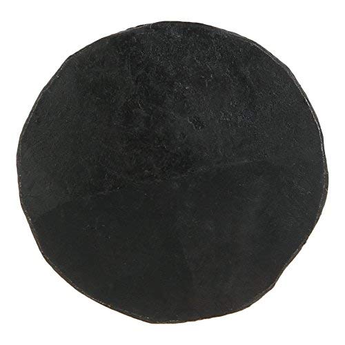 A29 Set of 12 Round Pyramid Decorative Iron Nails, 1 1/4 X 1 Inch, Natural Black Iron Finish