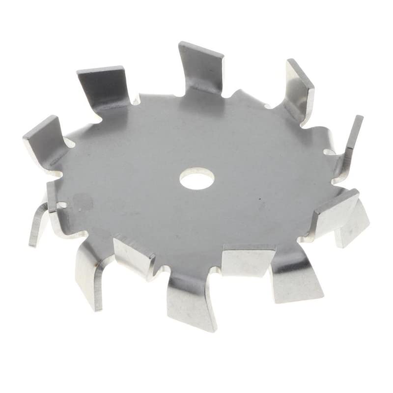 304 Stainless Steel Dispersing Disc 30-500mm/1.2-19.7 inch Dispersion Impeller High Speed Dispersing Machine Blade Paddle Impeller with 8mm Shaft Hole (Dia 150mm/5.9") Dia: 150mm/ 5.9 inch