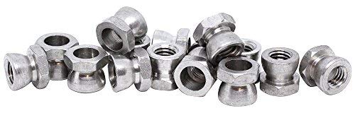 (50pcs) BelMetric M8 Tamper Proof Security Break Off Shear Nut Stainlesss Steel NSHEAR8SS M8 (50pcs)