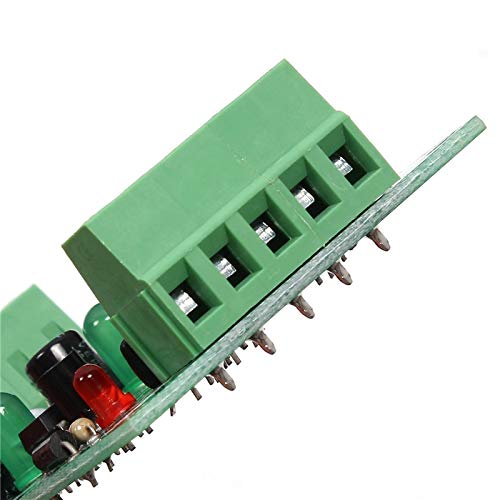 DONGKER Optocoupler Isolation Module,3 Channel Photoelectric Isolated Module 220V AC Detection Module
