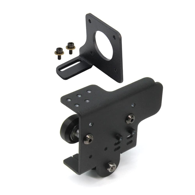 Upgrade Direct Dual Gear Extruder Support Plate Kit with Stepper Motor Easy Print Flexible Filament for Creality CR-10S PRO V2 3D Printer (Plate+Dual Gear +Motor) Plate+Dual Gear +Motor