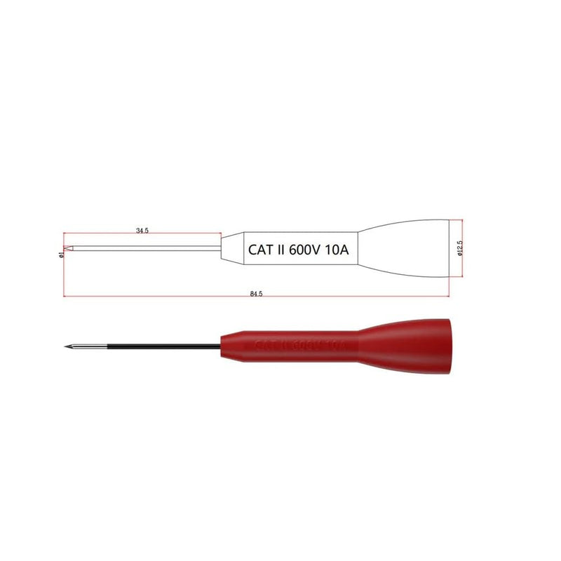 UNI-T Multimeter Case Kit,With1000V 20A Multimeter Ultra-fine Test Leads,600V/10A Non-Destructive Insulation Probe Needle,-40℃to260℃ Temperature Probe Suitable for UT33C,UT61C,UT60BT Digital Multímet