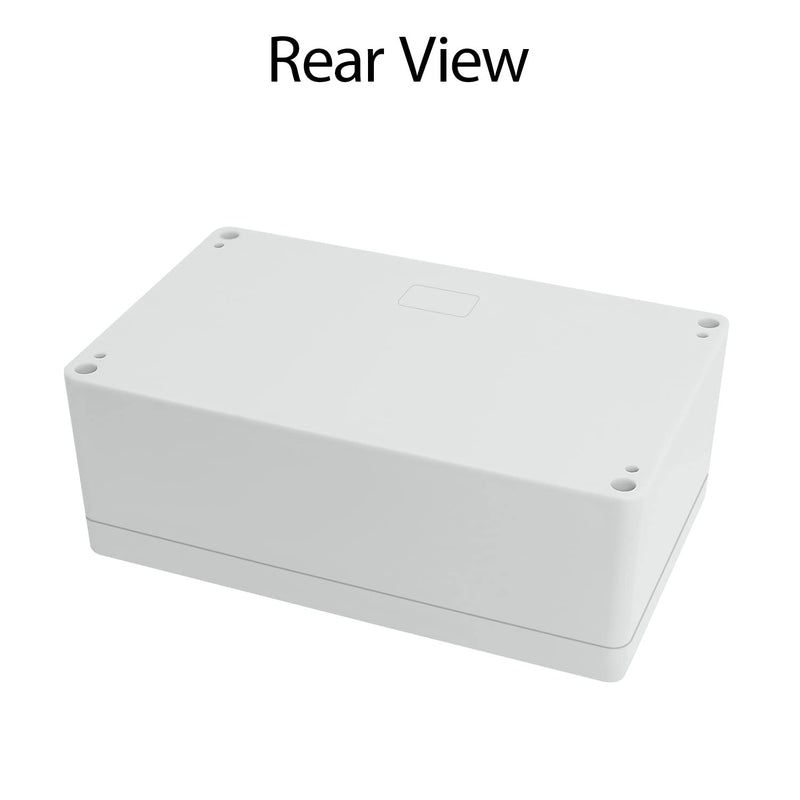 Junction Box Waterproof Plastic Project Box IP65 Plastic Project Box Electrical Box Enclosure Gray White 7.87"x 4.72"x 2.95"(200x120x75mm) 7.87"x 4.72"x 2.95"