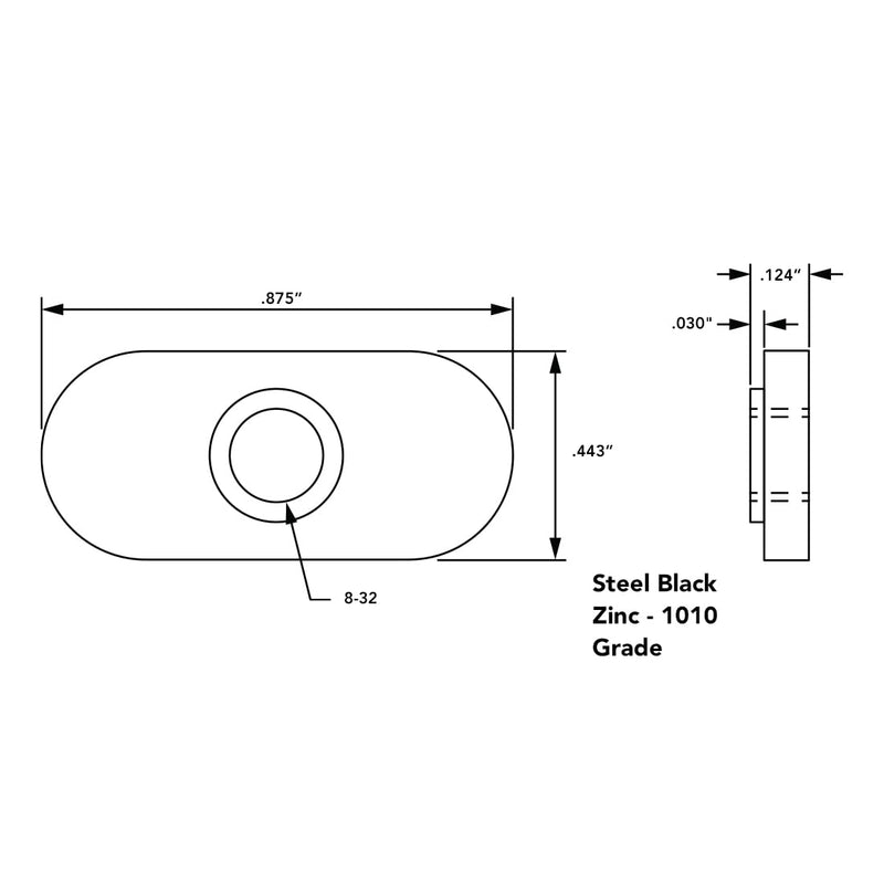 8020, 3275, 10 Series Steel 8-32 Centered Slide in Economy T Nuts Hardware Nuts for 1 Inch Aluminum Extrusions (100) 100
